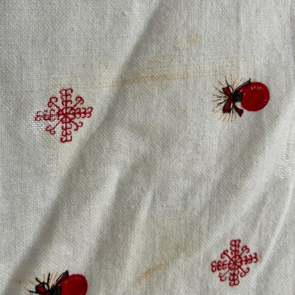 Vintage Christmas Pixie Elf Tableclot - Picture 6 of 6